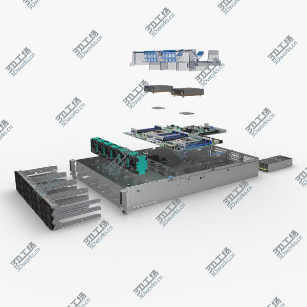images/goods_img/20210312/3D Server Chassis 2U with Board model/4.jpg